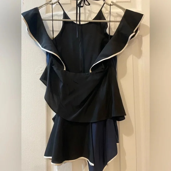 Jonathan Simkhai Black and Navy Tank - Picture 3 of 7